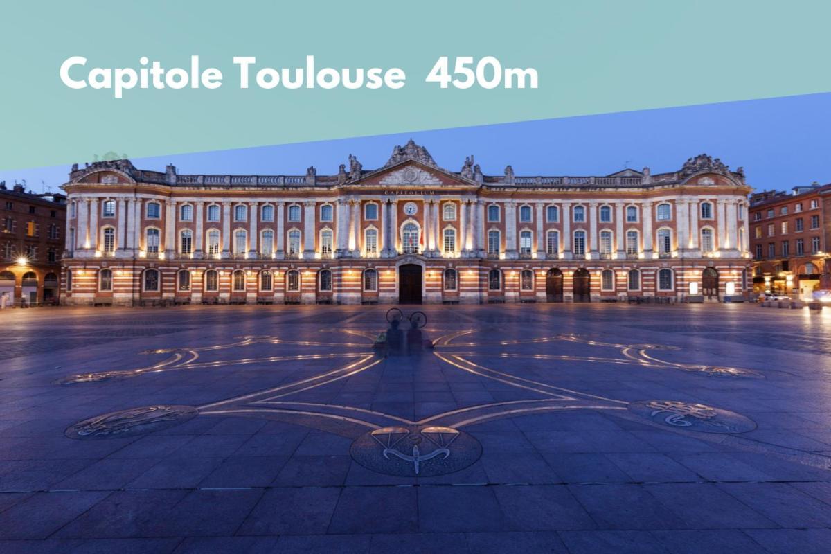 Elegant Hypercentre Au Coeur De Toulouse Lägenhet Exteriör bild